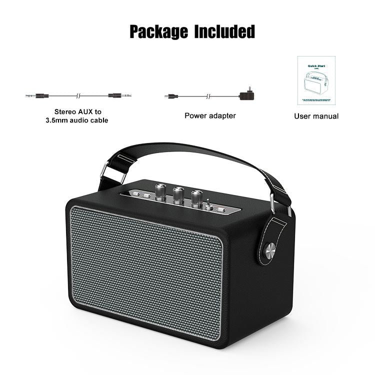 Guitar Amp Style 2.0 Active Bluetooth Speaker (Black)