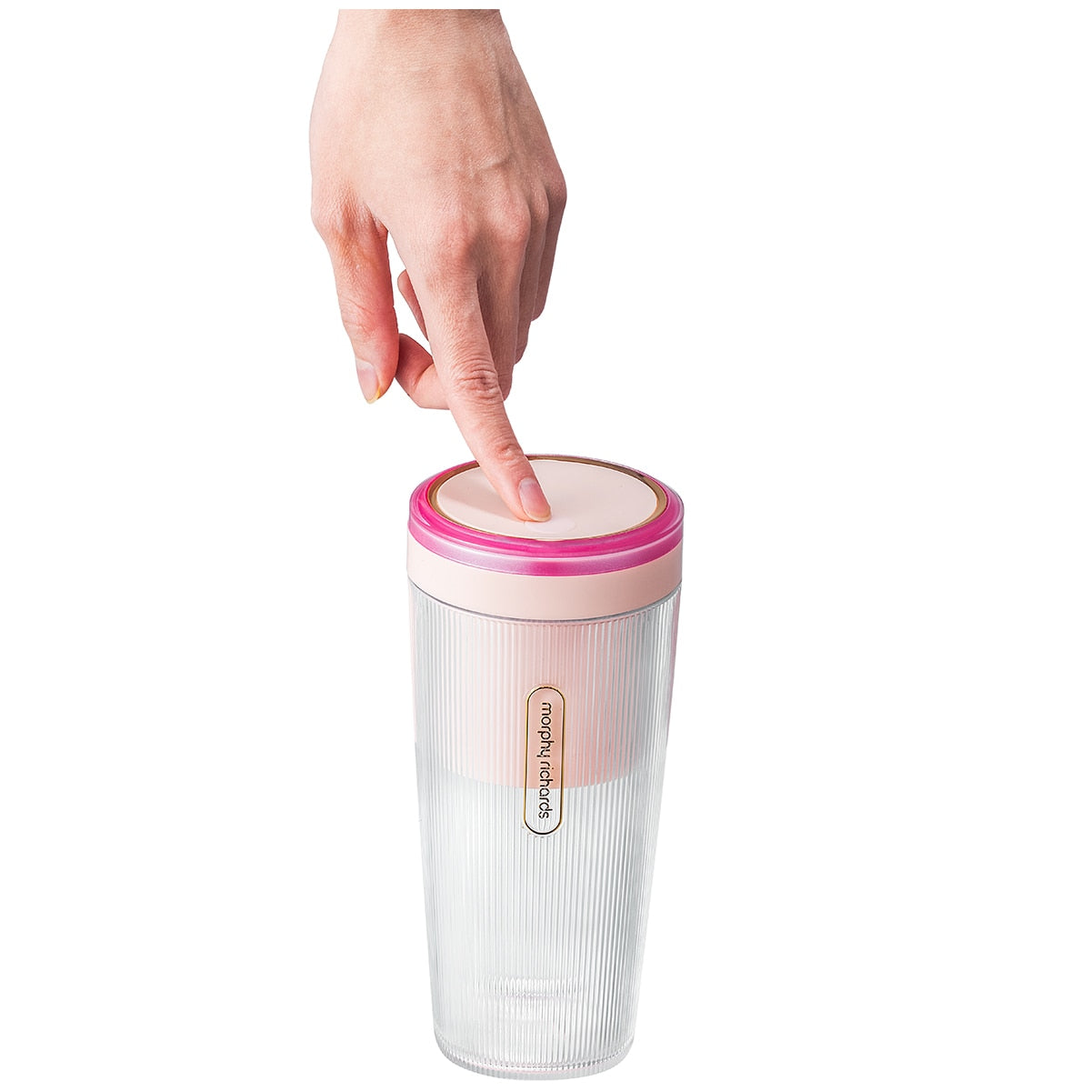 Morphy Richards Portable Blender With Wireless Charger Pink