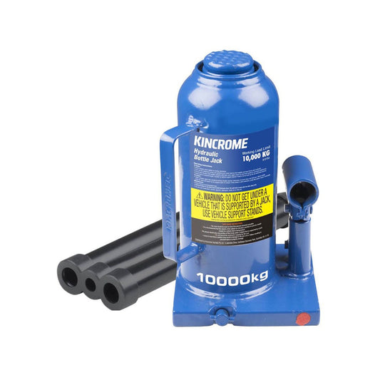Kincrome Hydraulic Bottle Jack - 10,000kg - Steel - Professional Use