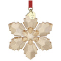 Swarovski Annual Edition 2026 Snowflake Crystal Ornament 192 Facets Golden Shadow