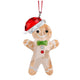 Swarovski Holiday Cheers Gingerbread Man Crystal Ornament 195 Facets Gold Tone