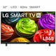 LG 32 Inch LB655 AI HD Smart TV 32LB655BPSA HDR10 Pro webOS