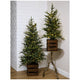 CGH Pre-Lit Pine Trees 2 Piece Set 1.2m and 0.9m with Warm White LED Twinkle Lights and Timer — image 9