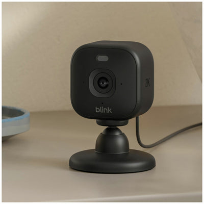 Blink 2K+ 4 Camera Security System, 2 Outdoor and 2 Mini Cameras with Adaptors, Black B0H2XC9BMS