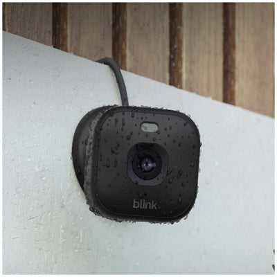 Blink 2K+ 4 Camera Security System, 2 Outdoor and 2 Mini Cameras with Adaptors, Black B0H2XC9BMS