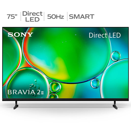 Sony BRAVIA 2 II 75 Inch 4K HDR Google TV with 4K Processor X1, Direct LED K75S20M2
