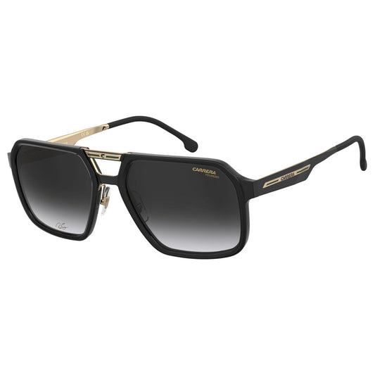 Carrera Victory C 27S/PAT 807 Men's Polarised Sunglasses, Black Frame, Grey Gradient Lens, 59mm