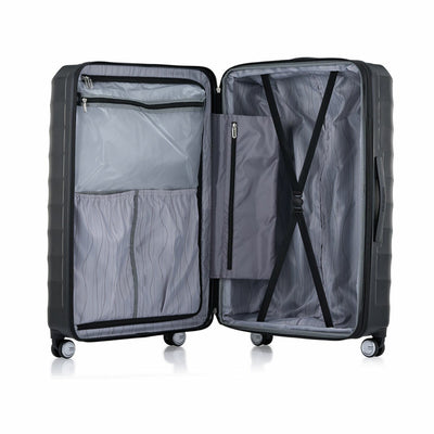 American Tourister Concentrix 3 Piece Luggage Set, Hardside ABS Spinner Suitcases, Expandable