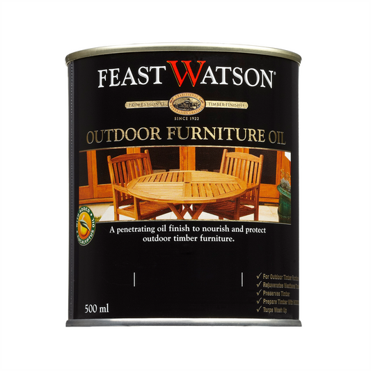 Feast Watson Outdoor Furniture Oil - 500ml - Weathered Grey - 0.5L - Auzzistore