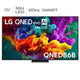 LG 75 Inch QNED86B EVO Mini LED 4K Smart TV with 120Hz, Dolby Vision and webOS 75QNED86BSA