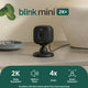 Blink 2K+ Video Doorbell and Mini 2K+ Camera Set with Outdoor Adaptor, Black, B0H2XCV2FJ — image 7