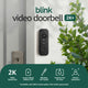 Blink 2K+ Video Doorbell and Mini 2K+ Camera Set with Outdoor Adaptor, Black, B0H2XCV2FJ — image 4