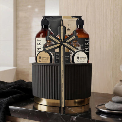 Winter In Venice Bath and Body Gift Set 11 Piece with Body Butter, Bath Salts and Resin Planter