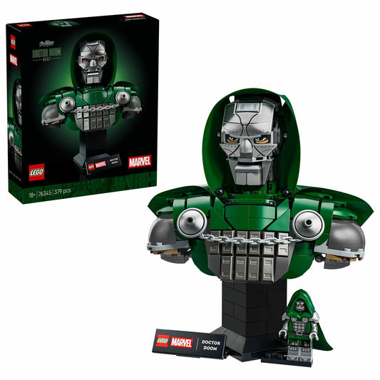 LEGO Marvel Doctor Doom Bust 76345 Building Set, 379 Pieces, with Minifigure