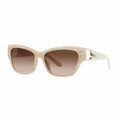 Ralph Lauren RL8206U 608413 Women's Sunglasses Cream Horn Frame Brown Gradient Lenses 57mm