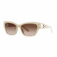 Ralph Lauren RL8206U 608413 Women's Sunglasses Cream Horn Frame Brown Gradient Lenses 57mm