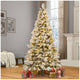 Pre Lit Glitter Flocked Cashmere Artificial Christmas Tree 2200mm 1150 Micro LED — image 2
