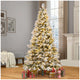 Pre Lit Glitter Flocked Cashmere Artificial Christmas Tree 2200mm 1150 Micro LED — image 5