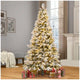 Pre Lit Glitter Flocked Cashmere Artificial Christmas Tree 2200mm 1150 Micro LED — image 8