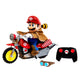 Hot Wheels RC Super Mario Desert Poncho Motorcycle with One-Touch Wheelie Remote Control Toy