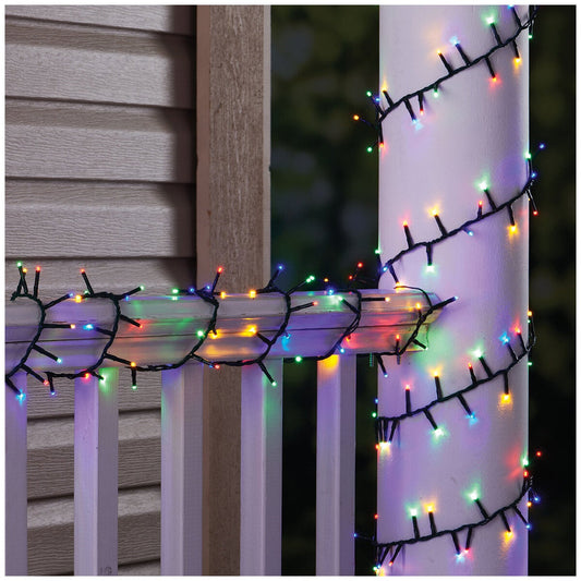 Inliten 400 LED Multi Colour Euro-Style Micro Christmas Lights 2 Pack with 8 Functions Green Wire