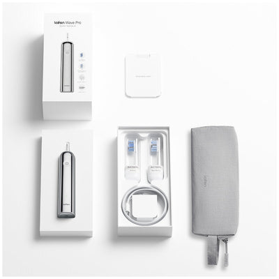 Laifen Wave Pro Electric Toothbrush Stainless Steel, Pressure Sensor, 70-Day Battery 1TB92SXXSS002