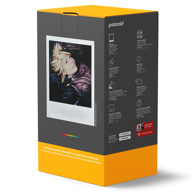 Polaroid Flip Instant Camera Black with Colour Film Bundle 16 Photos, Bluetooth, Sonar Autofocus 6565