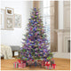 Pre-Lit Abies Artificial Christmas Tree 2.28m with 1,400 Colour-Changing Micro LED Lights and Remote — image 2