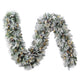 Pre-Lit Flocked Christmas Garland 2.7m with 150 Colour Changing Micro LED Lights, Timer and Dimmer — image 4