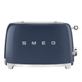 Smeg 50's Retro Style 2 Slice Toaster with Extra Wide Slots, 6 Browning Levels, Navy TSF01NBAU