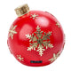 Winter Scene Ornament with Animation and Music 38.8cm, Rotating Train and LED Lit Village Bauble — image 2