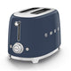 Smeg 50's Retro Style 2 Slice Toaster with Extra Wide Slots, 6 Browning Levels, Navy TSF01NBAU — image 2