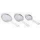 MIU 3 Piece Stainless Steel Fine Mesh Strainer Set 18/8, 12.7cm, 17.7cm and 20.3cm, Dishwasher Safe