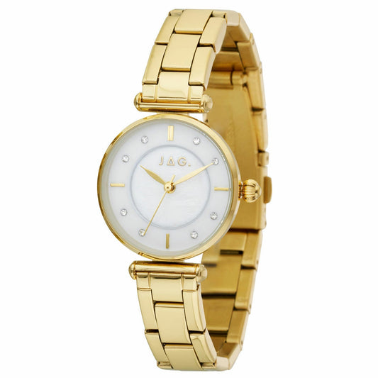 JAG Portland Women's Watch Gold Tone Mother of Pearl Dial 3ATM Water Resistant Quartz J2923A — image 2