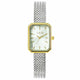 JAG Balmain Women's Watch, Silver Dial, Gold Case, Mesh Band, Japanese Quartz J2998A