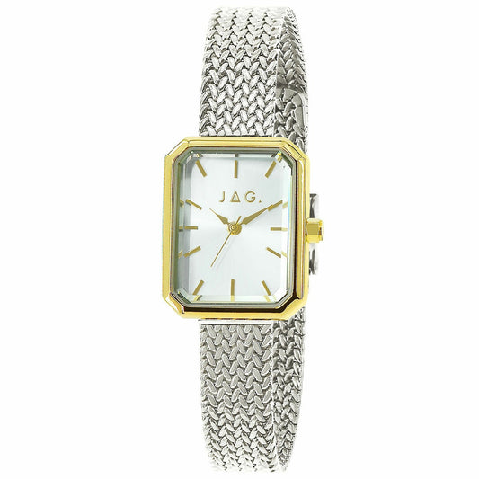 JAG Balmain Women's Watch, Silver Dial, Gold Case, Mesh Band, Japanese Quartz J2998A — image 2