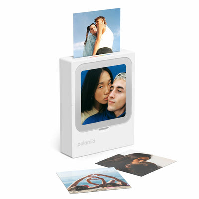 Polaroid Hi-Print 3x3 Photo Printer White 9196 for iOS and Android with Rechargeable Battery