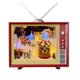 Animated Retro Christmas TV with Music 45.7cm, 9 Carols and 22 LED Lights, Vintage Decoration — image 2