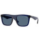 Burberry BE4458U 411080 Men's Sunglasses Blue Square Full-Rim Frame with Blue Lenses 55mm