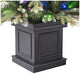 Pre-Lit Glitter Frosted Potted Christmas Tree 1.3m with 200 Colour Changing Micro LEDs and Remote — image 6