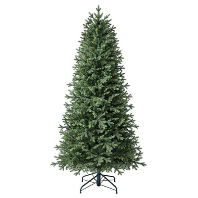Pre-Lit Slim Aspen Artificial Christmas Tree 1.9m with 1,200 Colour-Changing Micro LEDs and Remote