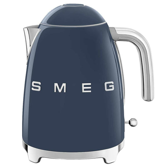 Smeg 50's Retro Style Kettle 1.7L Stainless Steel 2400W Cordless Navy Gloss KLF03NBAU