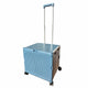SpaceMade Folding Shopping Cart 50L with Lid, Four Wheels and Telescoping Aluminium Handle — image 6