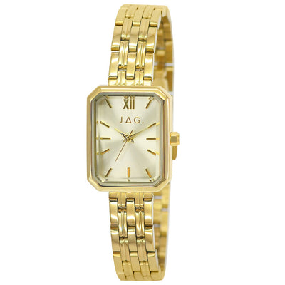 JAG Nattai Women's Watch, Gold Dial, Stainless Steel, Japanese Quartz, 3ATM Water Resistant J2973A