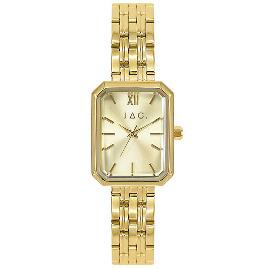 JAG Nattai Women's Watch, Gold Dial, Stainless Steel, Japanese Quartz, 3ATM Water Resistant J2973A
