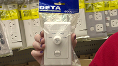 Deta Fan Speed Controller - 3 Speed - Polycarbonate - Noise Reduction