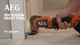AEG 18V Fusion Multi Function Tool Skin A18FMT20 - 130mm x 84mm x 325mm - Versatile Cutting & Sanding Tool
