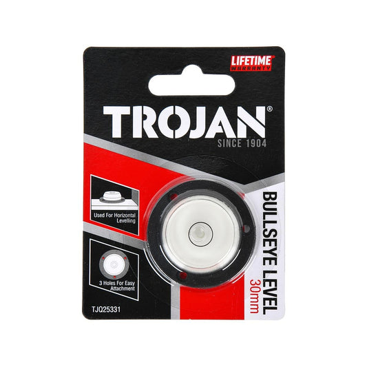 Trojan Bullseye Level - Compact Tool - Accurate Measuring - 79mm x 15mm x 108mm - Auzzistore