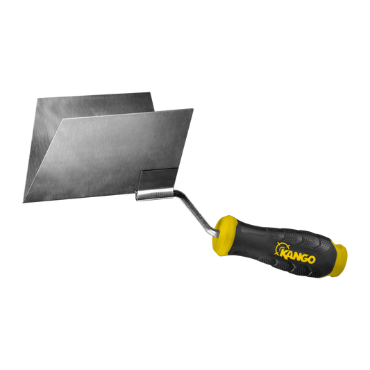 Kango External Corner Trowel - 284mm - Stainless Steel - Offset Handle - Auzzistore