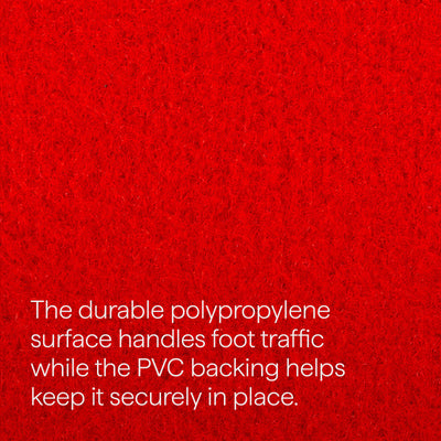 Matpro Event Runner Prepack - Red 1x3m Polypropylene Carpet